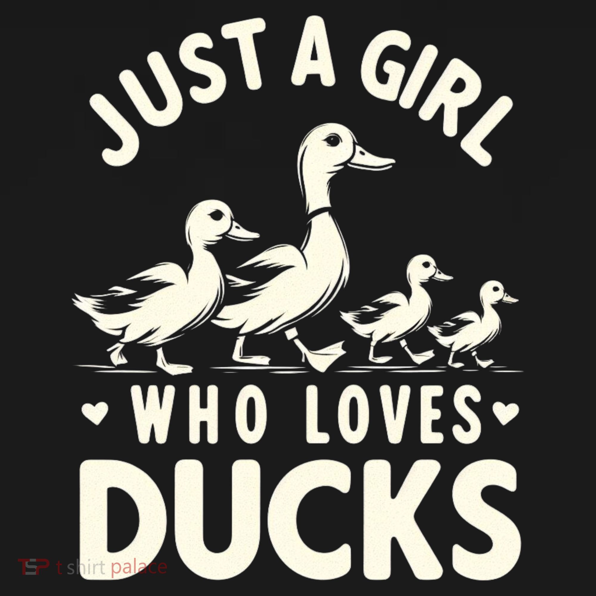 Just A Girl Who Loves Ducks Funny Duck Lover Women's Tank Top
