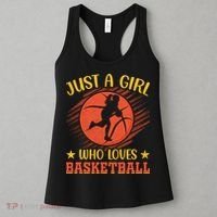 Just A Girl Who Loves Basketball Gift Women's Tank Top thumb 3