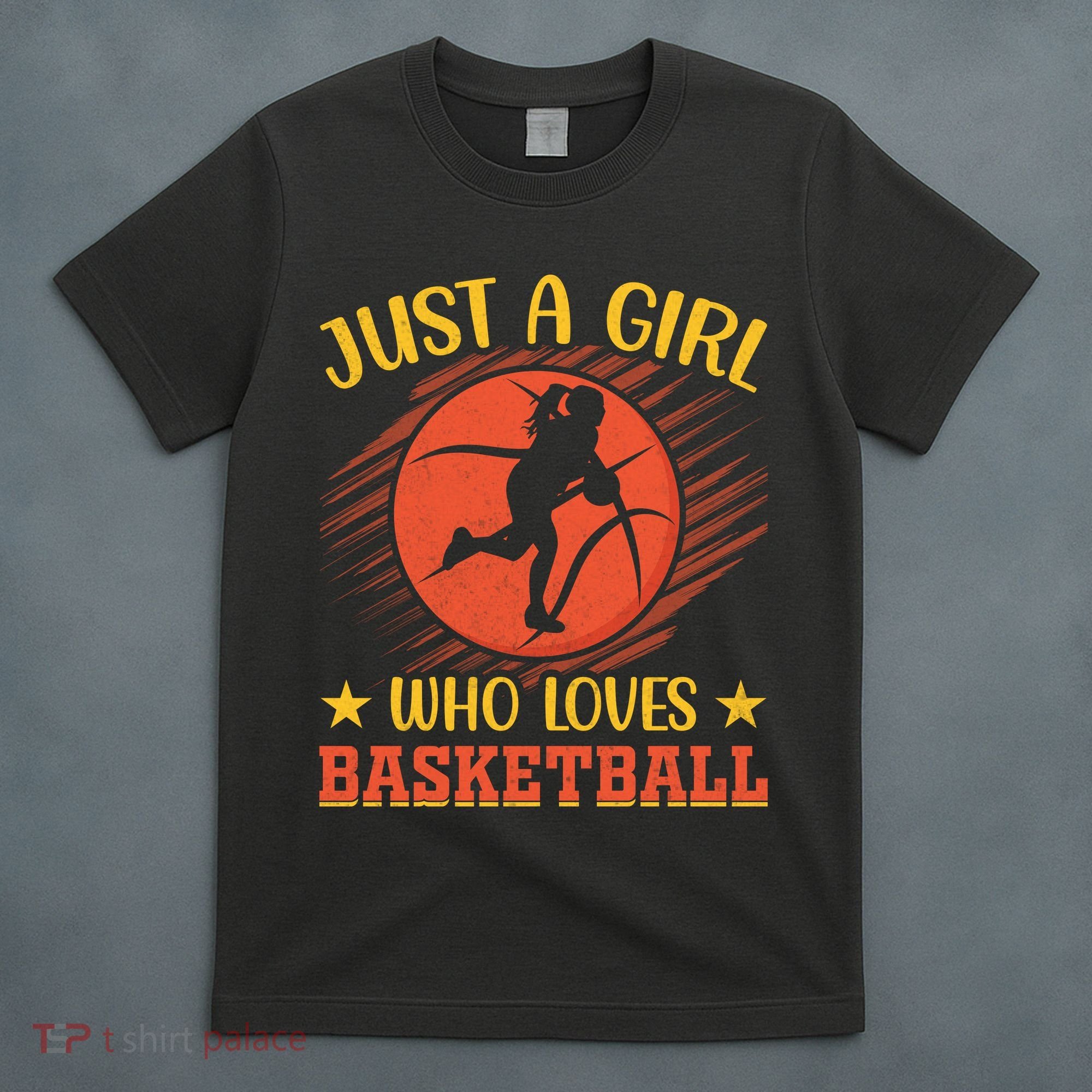 Just A Girl Who Loves Basketball Gift T-Shirt