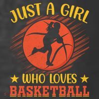 Just A Girl Who Loves Basketball Gift T-Shirt thumb 5