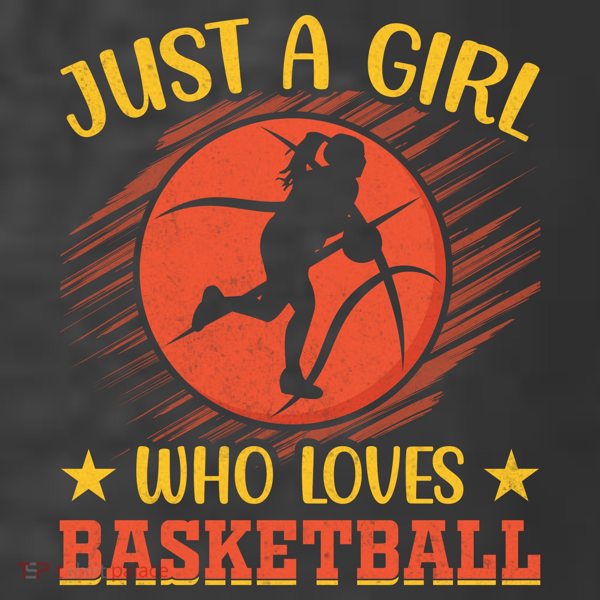 Just A Girl Who Loves Basketball Gift T-Shirt
