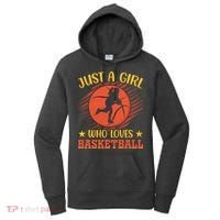 Just A Girl Who Loves Basketball Gift Women's Hoodie thumb 0