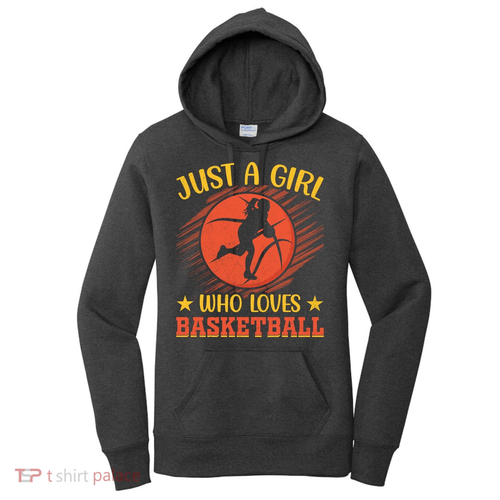Just A Girl Who Loves Basketball Gift Women's Hoodie