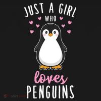 Just A Girl Who Loves Penguins Gift Cute Nature Toddlers Gift Women's Hoodie thumb 2