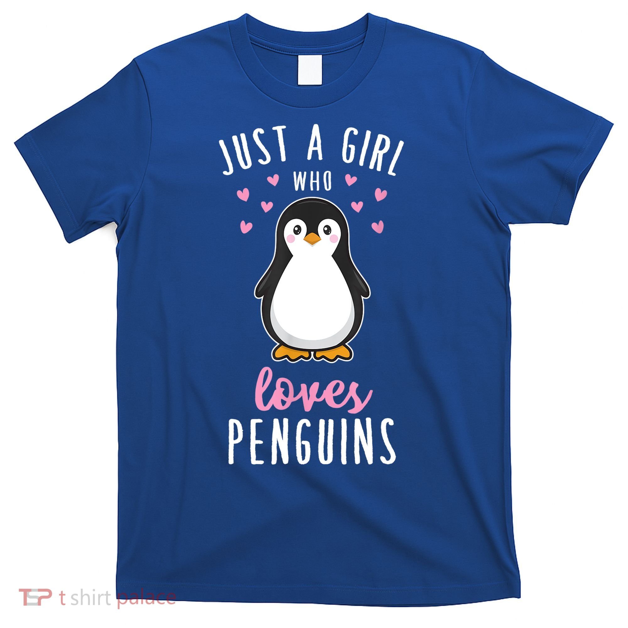 Just A Girl Who Loves Penguins Gift Cute Nature Toddlers Gift T-Shirt