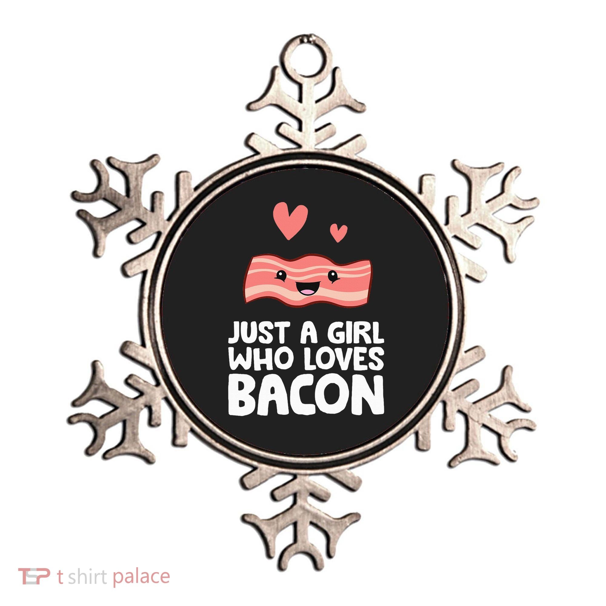 Just A Girl Who Loves Bacon Ornament
