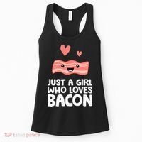 Just A Girl Who Loves Bacon Women's Tank Top thumb 0