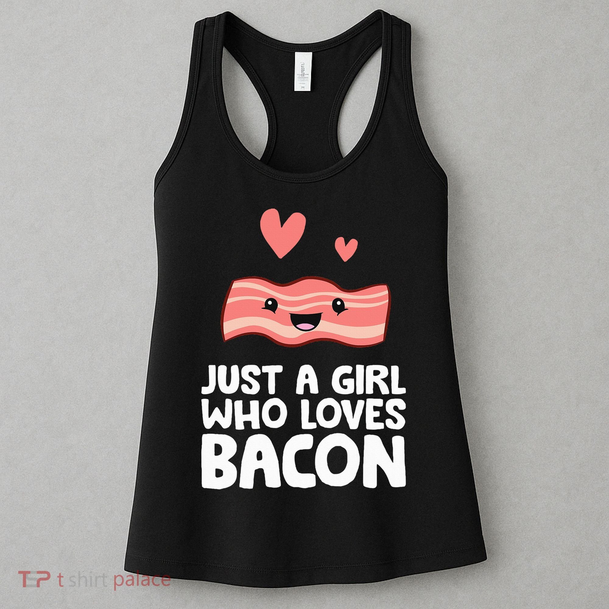Just A Girl Who Loves Bacon Women's Tank Top