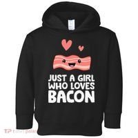 Just A Girl Who Loves Bacon Toddler Hoodie thumb 0