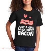 Just A Girl Who Loves Bacon Kids T-Shirt thumb 2