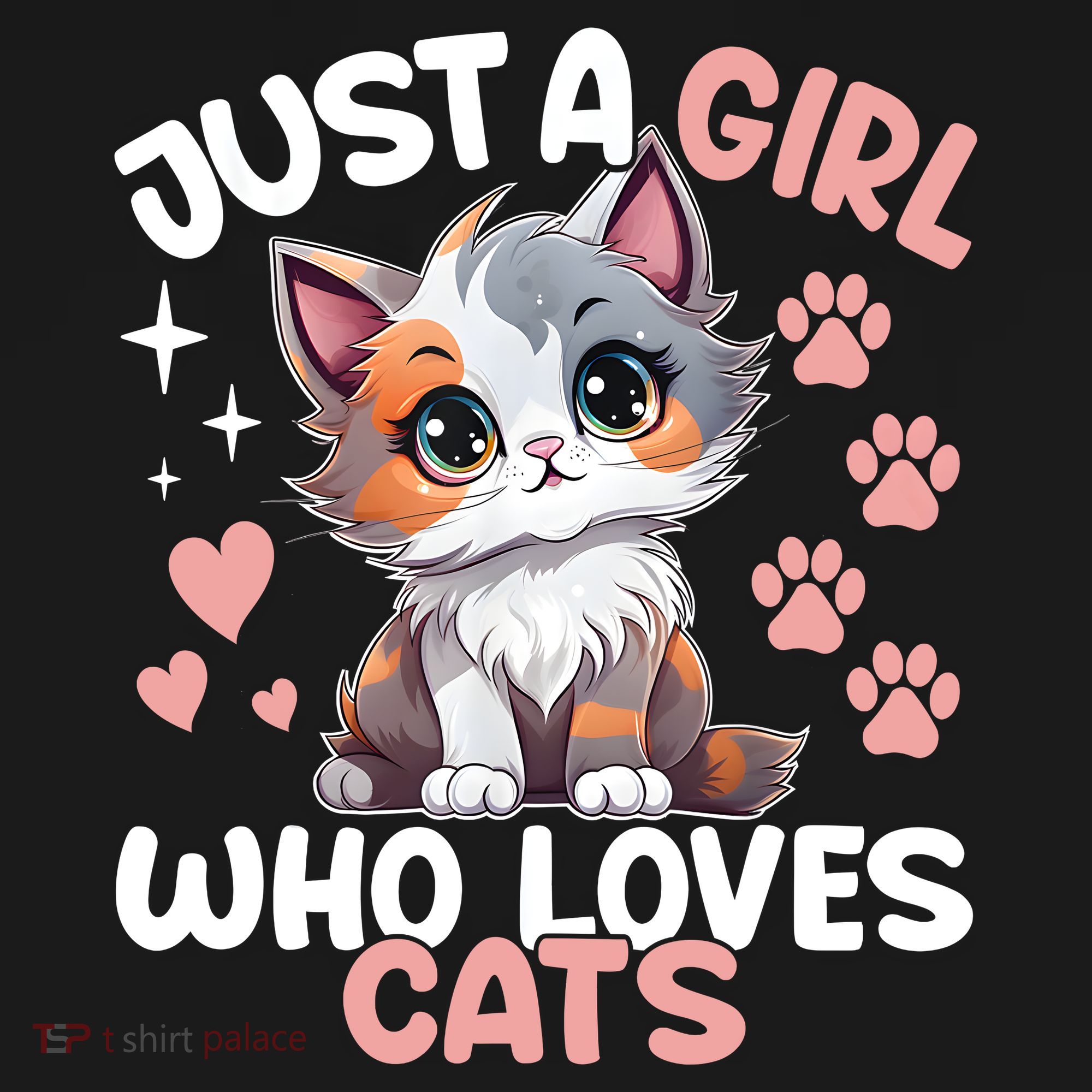 Just A Girl Who Loves Cats Cute Cat Lover Mousepad
