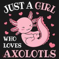 Just A Girl Who Loves Axolotls Kawaii Axolotl  Women's Tank Top thumb 5