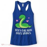 Just A Girl Who Loves Snakes Cute Snake Girl Gift Women's Tank Top thumb 0