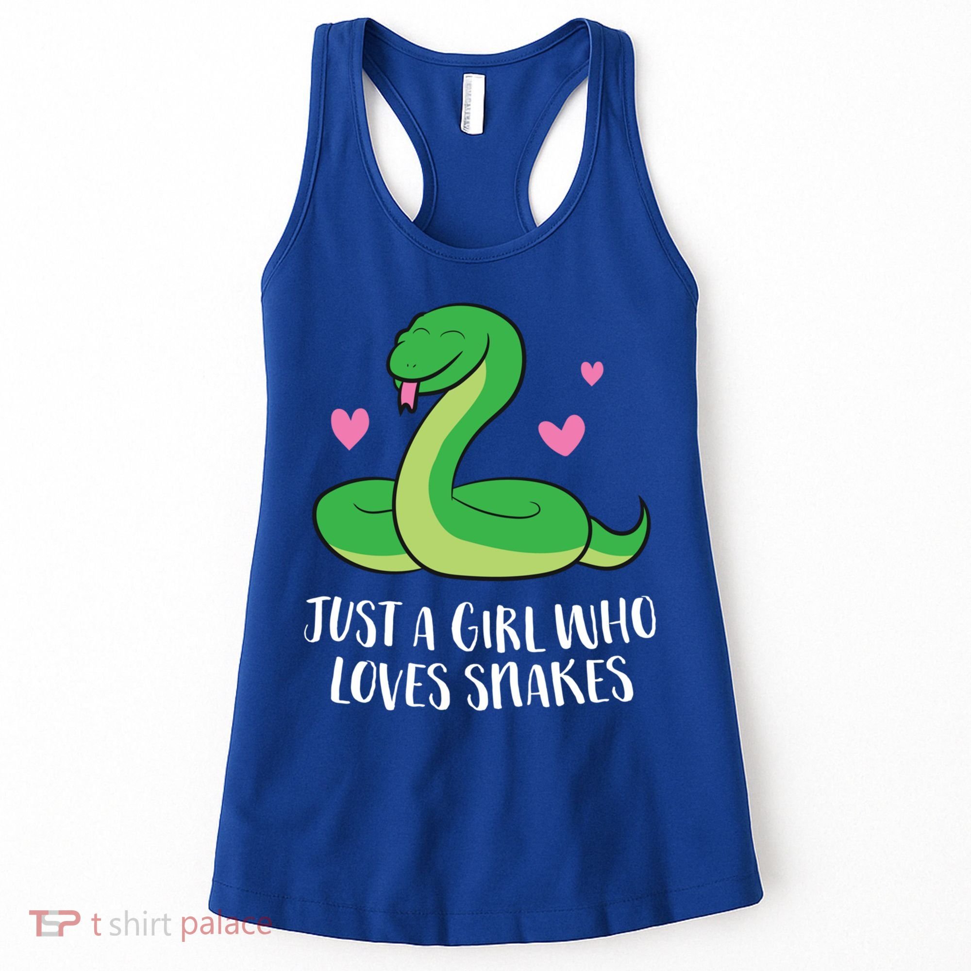 Just A Girl Who Loves Snakes Cute Snake Girl Gift Women's Tank Top