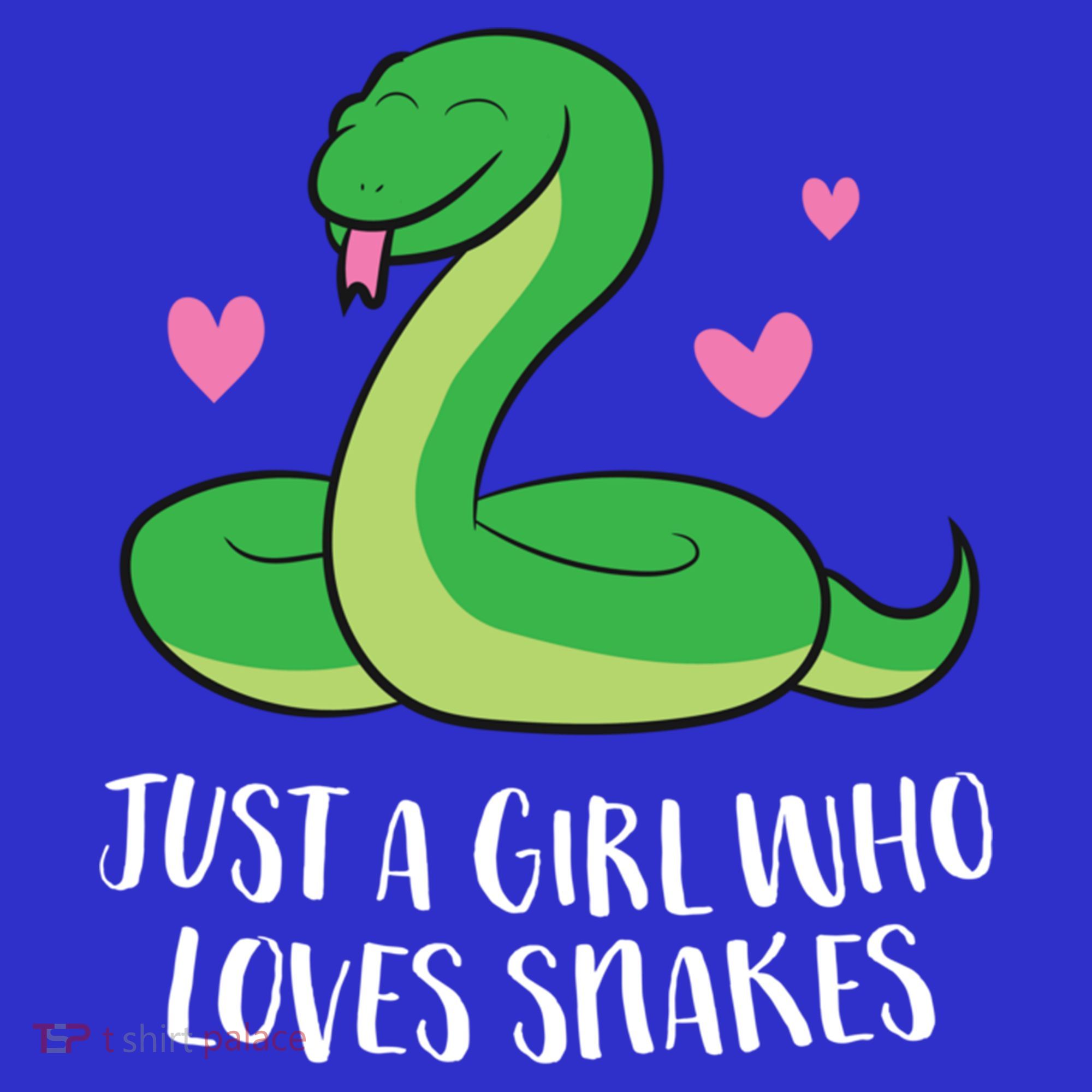 Just A Girl Who Loves Snakes Cute Snake Girl Gift Women's Tank Top