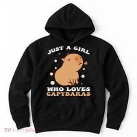 Just A Girl Who Loves Capybaras Hoodie thumb 0