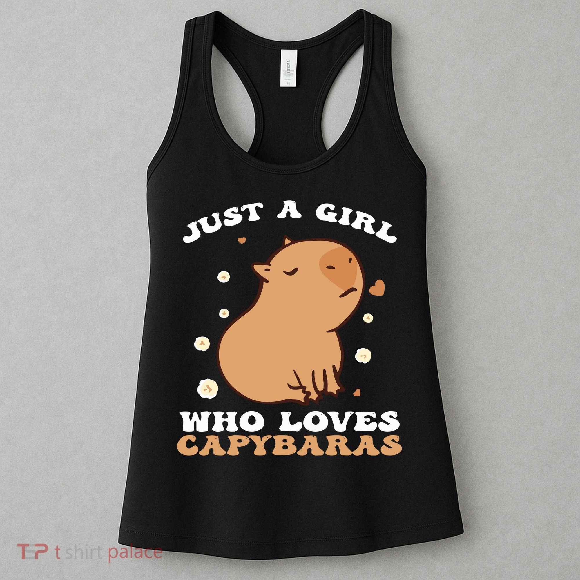 Just A Girl Who Loves Capybaras Women's Tank Top
