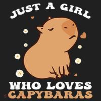 Just A Girl Who Loves Capybaras Golf Towel thumb 3