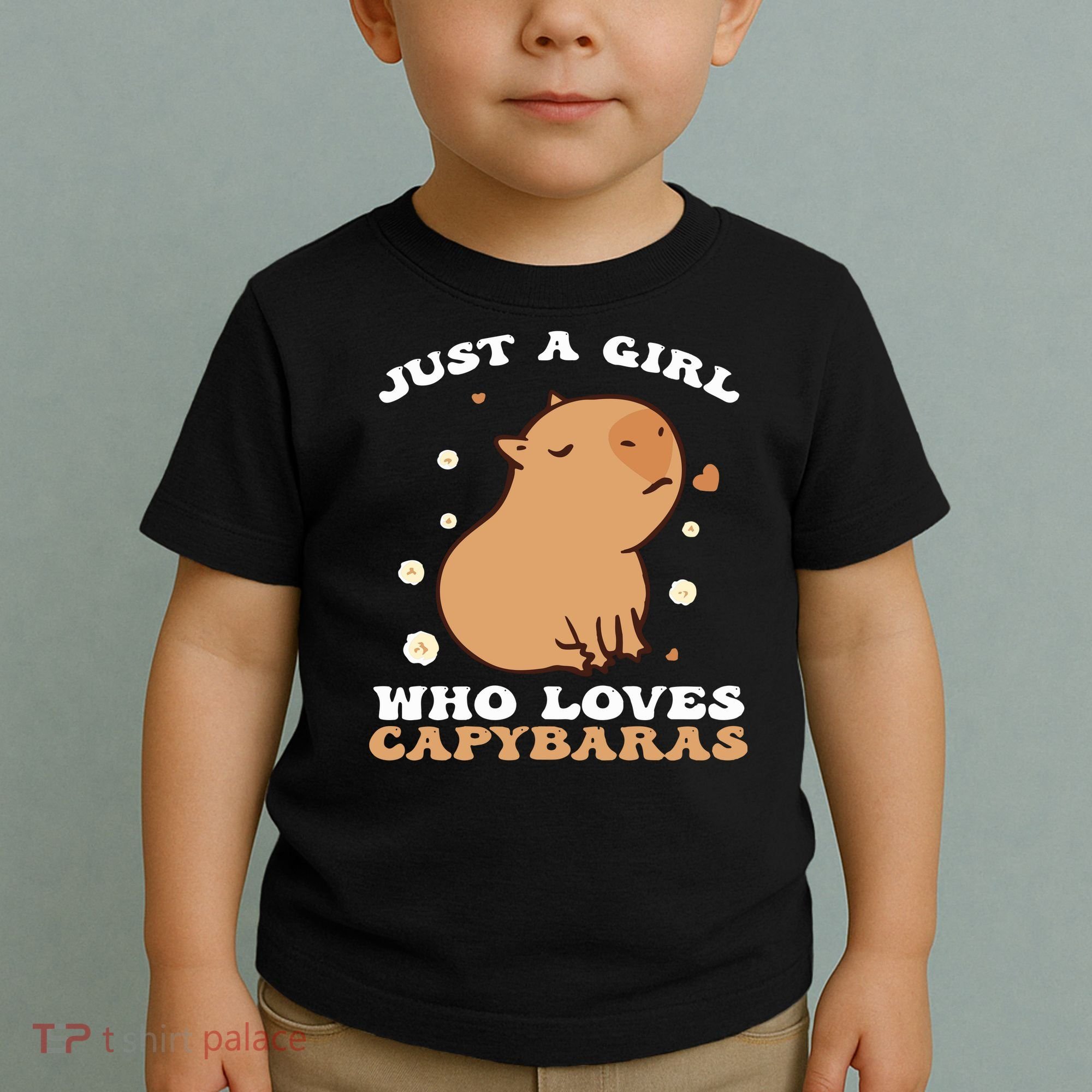 Just A Girl Who Loves Capybaras Toddler T-Shirt