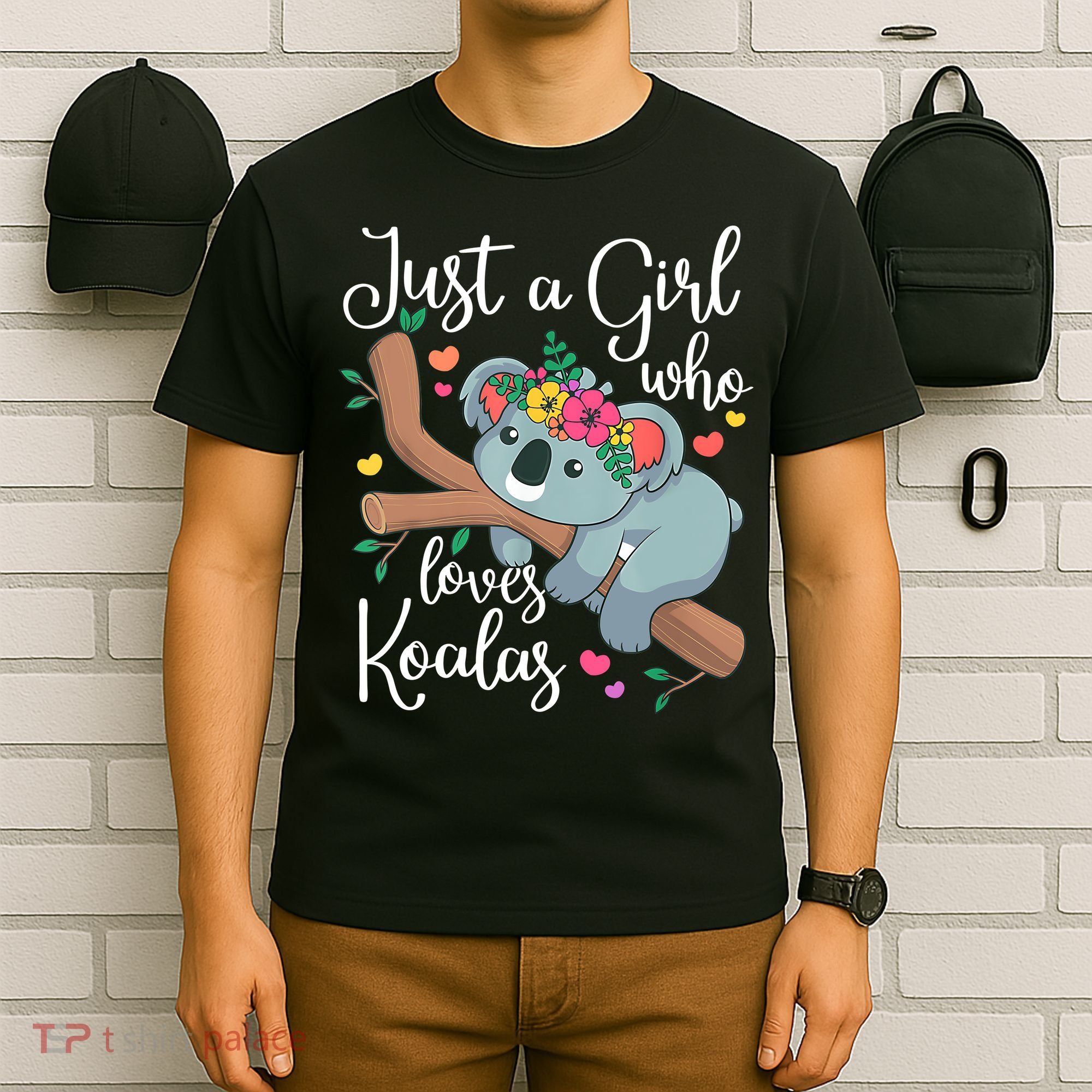 Just A Girl Who Loves Koalas Funny Koala Bear Lovers Outfit T-Shirt
