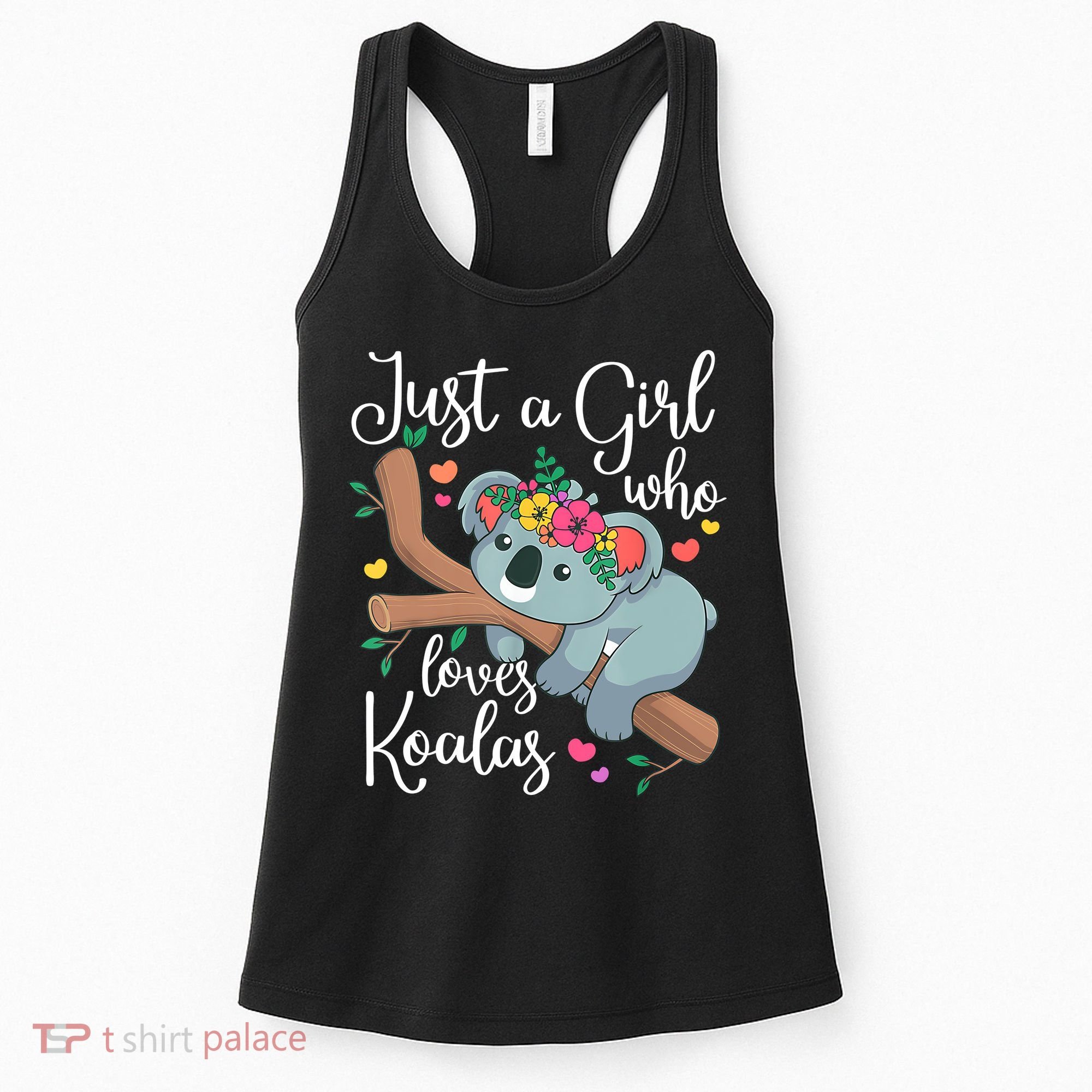Just A Girl Who Loves Koalas Funny Koala Bear Lovers Outfit Women's Tank Top