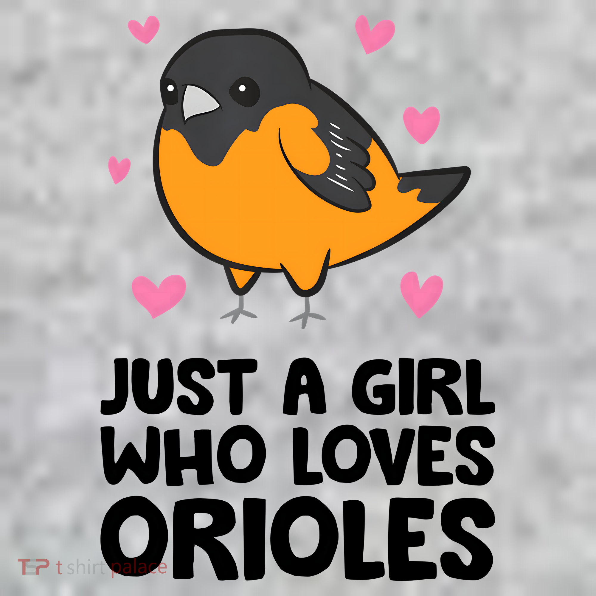 Just A Girl Who Loves Orioles The Baniff Cuffed Pom Beanie