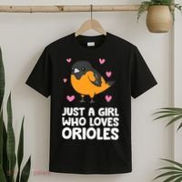 Just A Girl Who Loves Orioles T-Shirt thumb 2