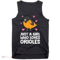 Just A Girl Who Loves Orioles Tank Top thumb 0