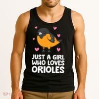 Just A Girl Who Loves Orioles Tank Top thumb 3