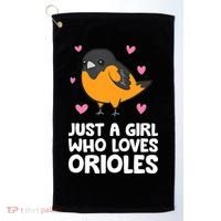 Just A Girl Who Loves Orioles Golf Towel thumb 0
