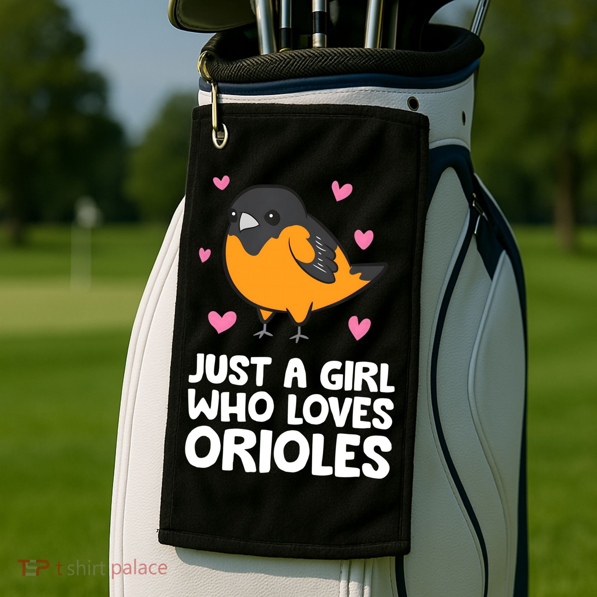 Just A Girl Who Loves Orioles Golf Towel