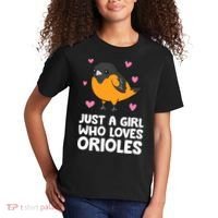 Just A Girl Who Loves Orioles Kids T-Shirt thumb 2