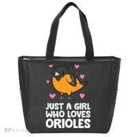 Just A Girl Who Loves Orioles Tote Bag thumb 0