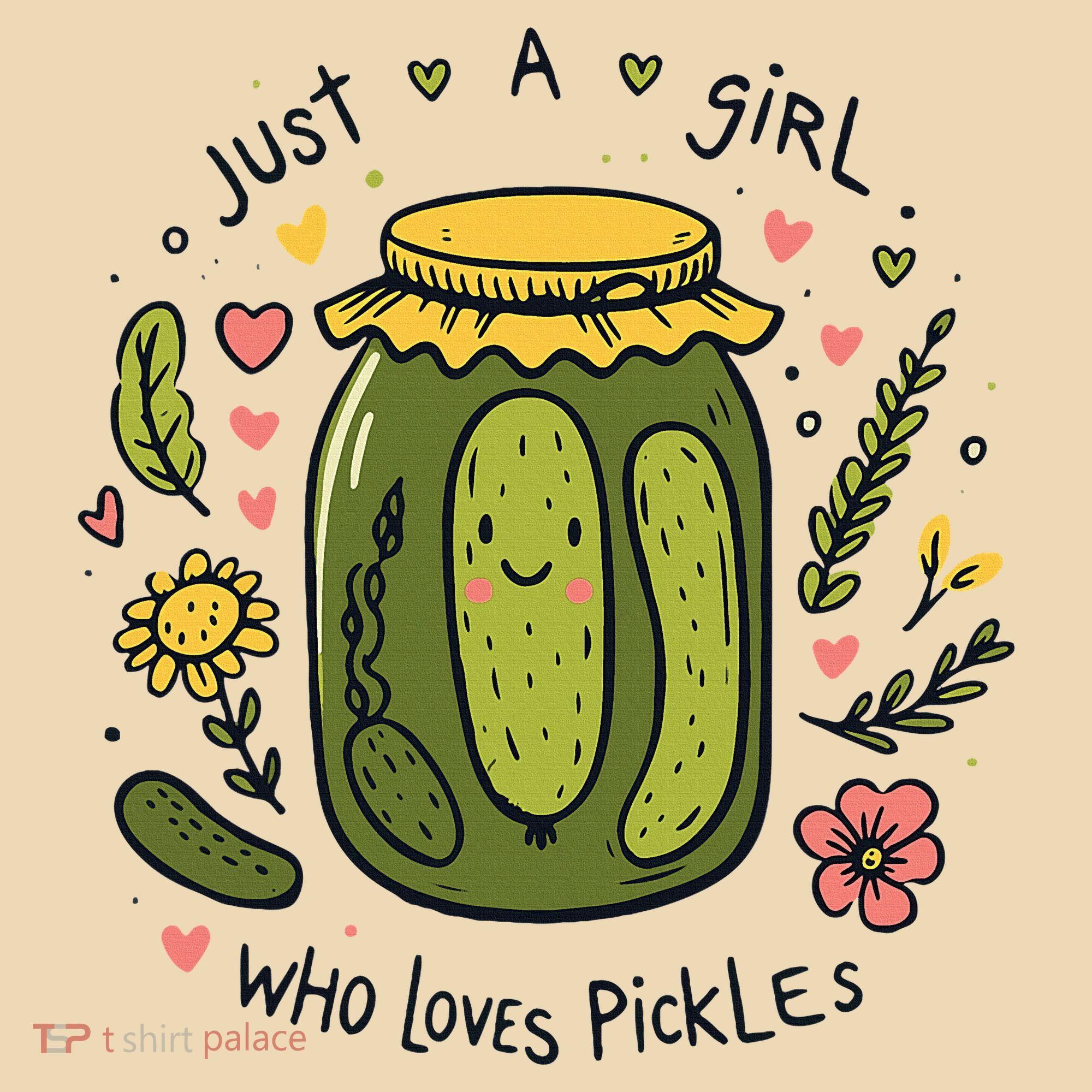 Just A Girl Who Loves Pickles Tote Bag