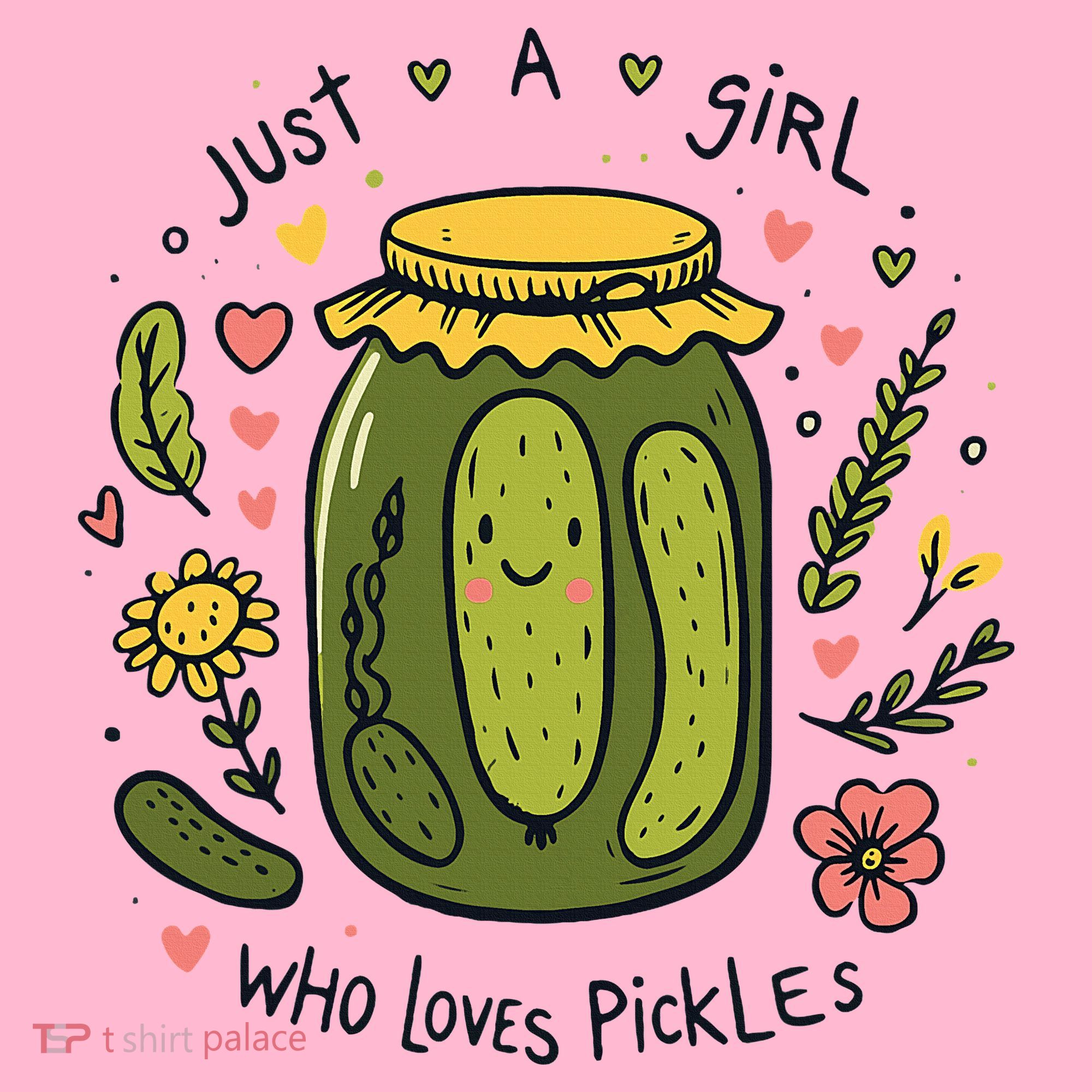 Just A Girl Who Loves Pickles Coaster