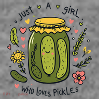 Just A Girl Who Loves Pickles Toddler Hoodie thumb 2