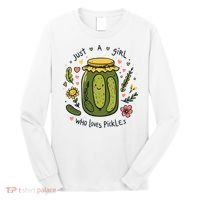 Just A Girl Who Loves Pickles Long Sleeve Shirt thumb 0