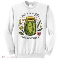 Just A Girl Who Loves Pickles Sweatshirt thumb 0