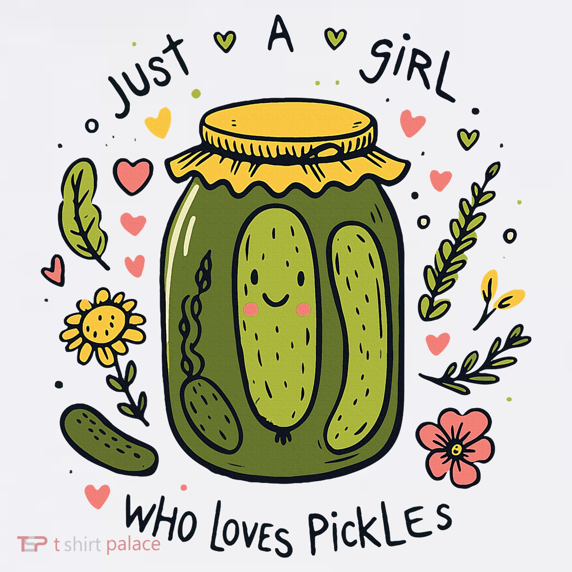 Just A Girl Who Loves Pickles Women's Tank Top