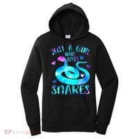 Just A Girl Who Loves Snakes Theme Cute Snake Lover Galaxy Cute Gift Women's Hoodie thumb 0