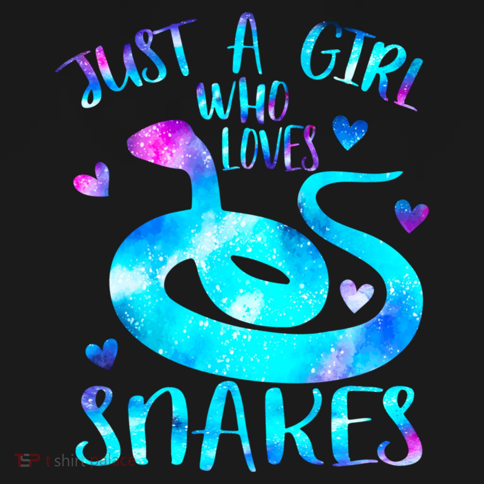 Just A Girl Who Loves Snakes Theme Cute Snake Lover Galaxy Cute Gift Women's Tank Top