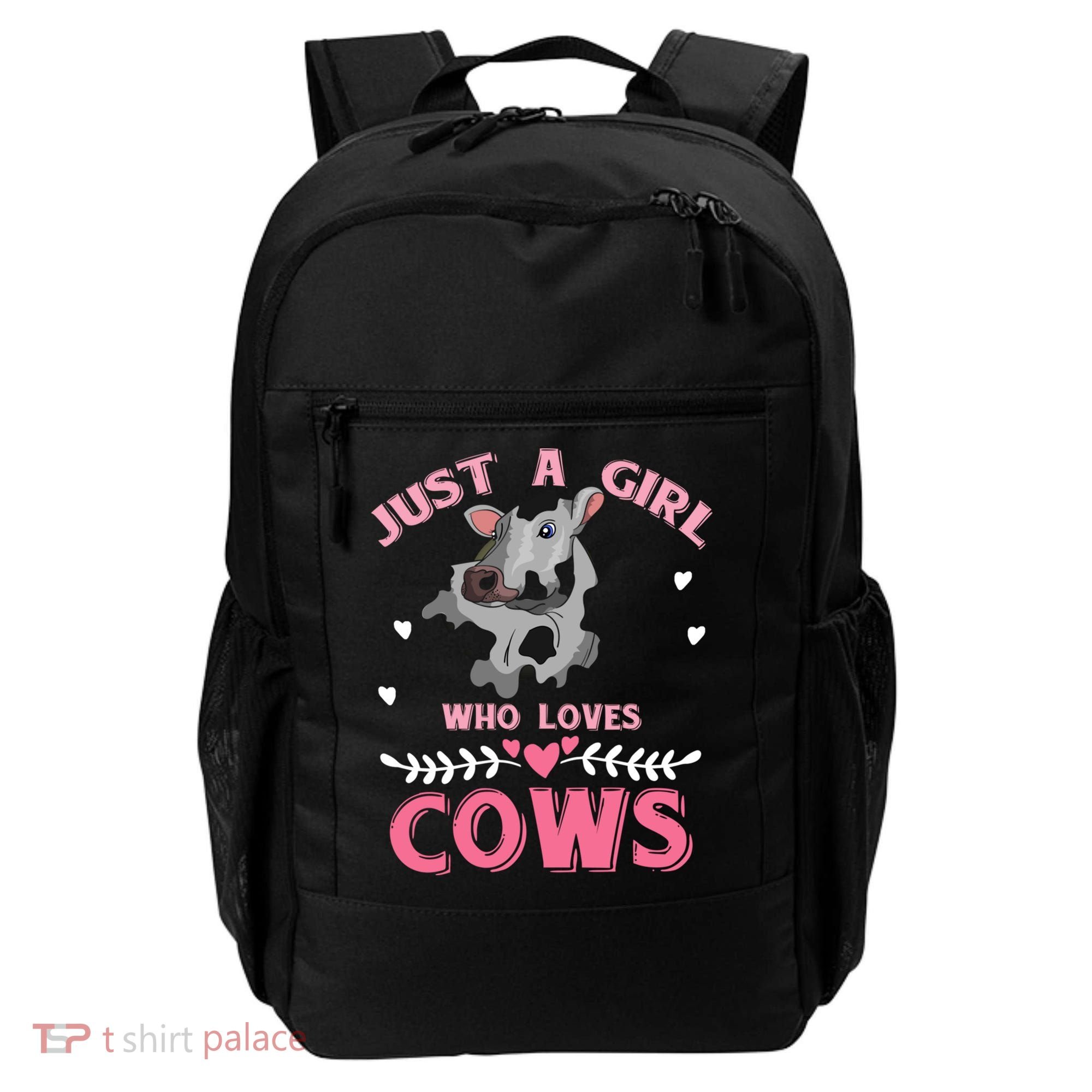 Just A Girl Who Loves Cows Cool Gift Backpack