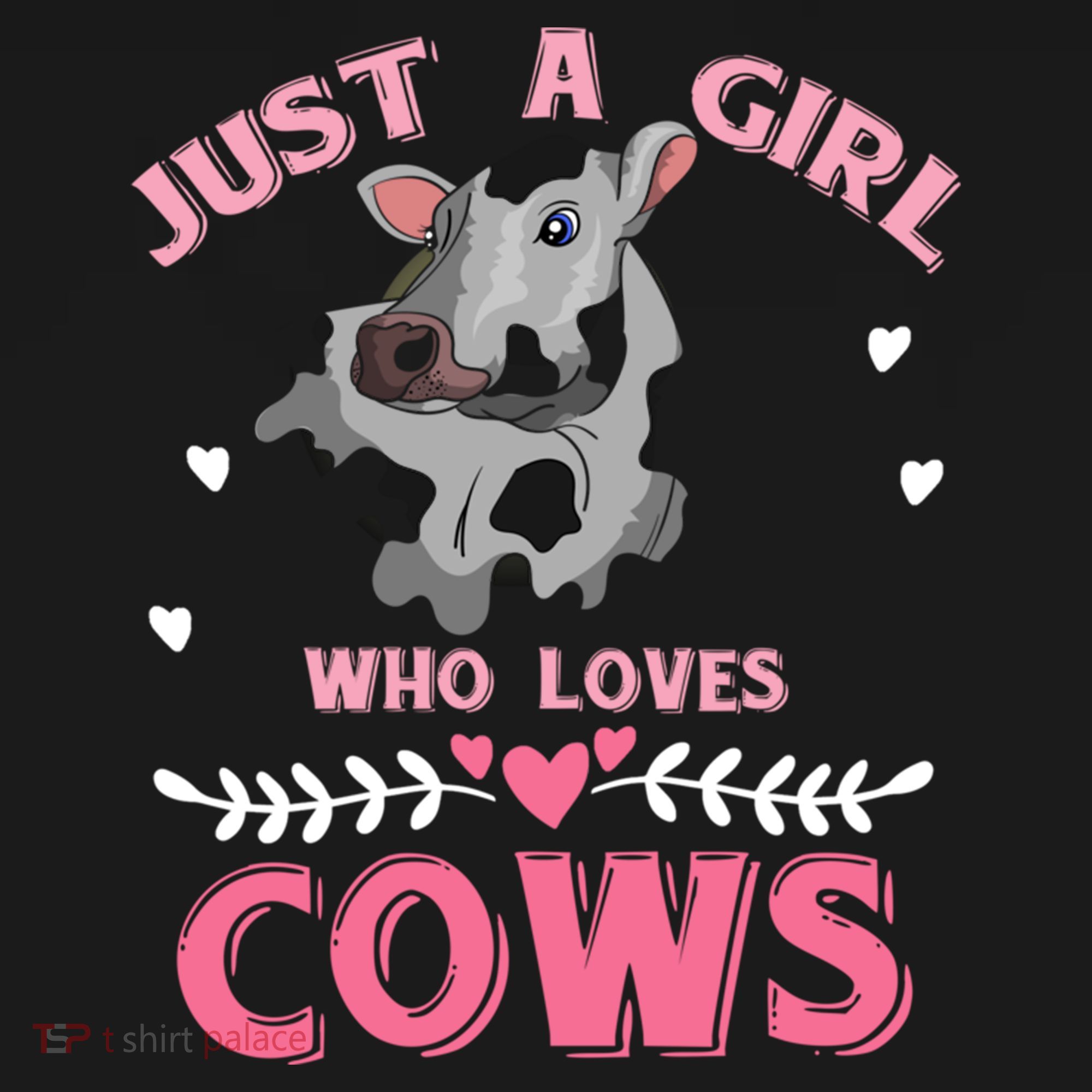 Just A Girl Who Loves Cows Cool Gift Women's Hoodie