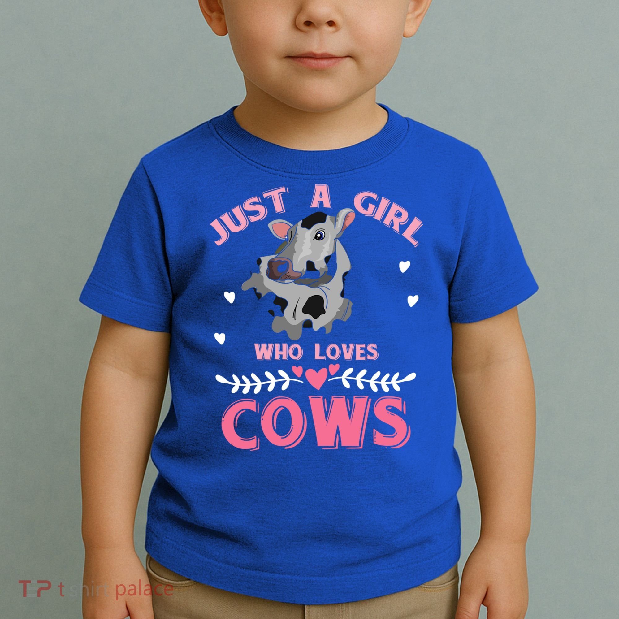 Just A Girl Who Loves Cows Cool Gift Toddler T-Shirt