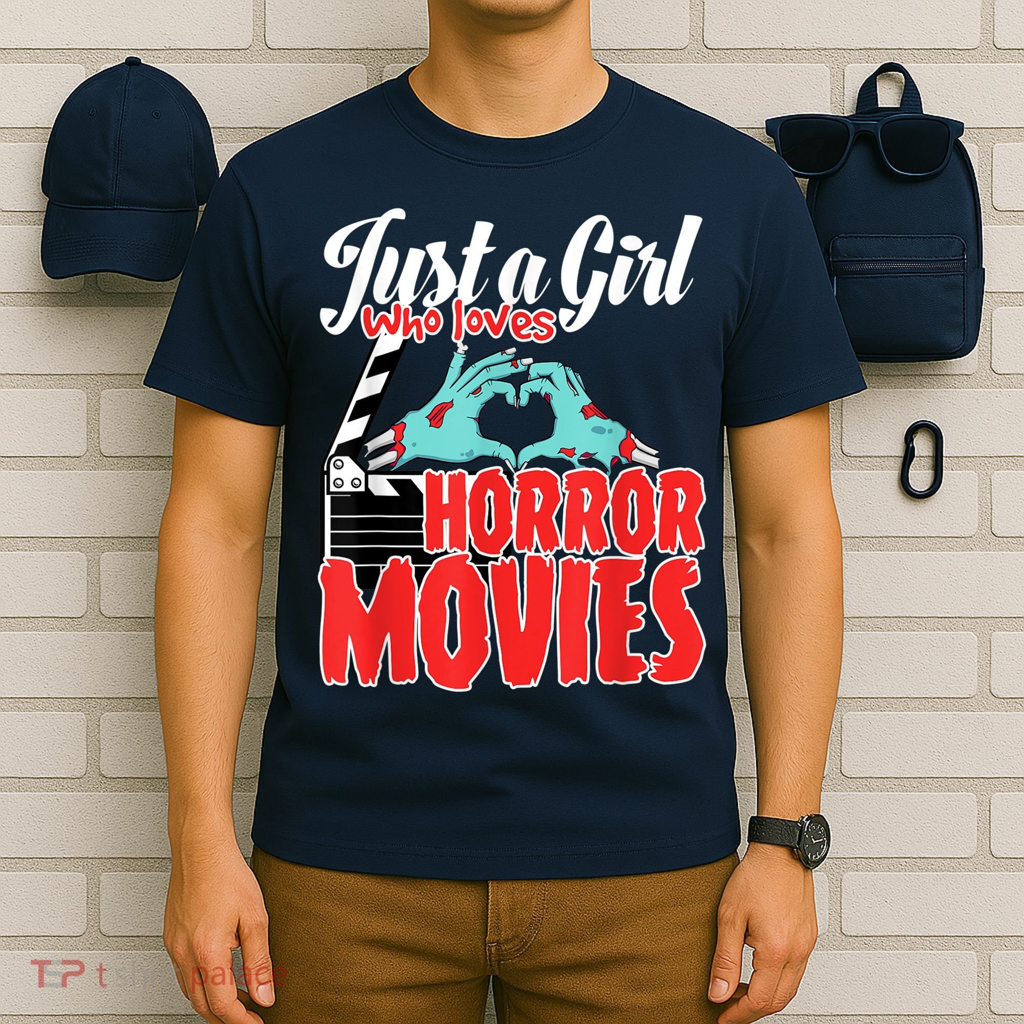 Just A Girl Who Loves Horror Movies And Chill A Scream Queen T-Shirt