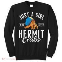 Just A Girl Who Loves Hermit Crabs Sweatshirt thumb 0