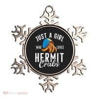 Just A Girl Who Loves Hermit Crabs Ornament thumb 0