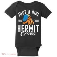 Just A Girl Who Loves Hermit Crabs Baby Bodysuit thumb 0