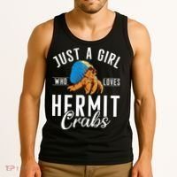 Just A Girl Who Loves Hermit Crabs Tank Top thumb 3