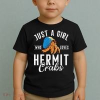 Just A Girl Who Loves Hermit Crabs Toddler T-Shirt thumb 2